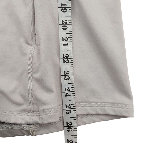 Under Armour Hoodie Jacket Womens XL Gray Fitted Full Zip Thumbhole Athleisure - Picture 13 of 13